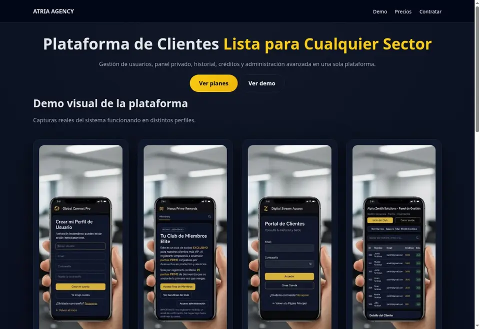 Captura real de Digital App World
